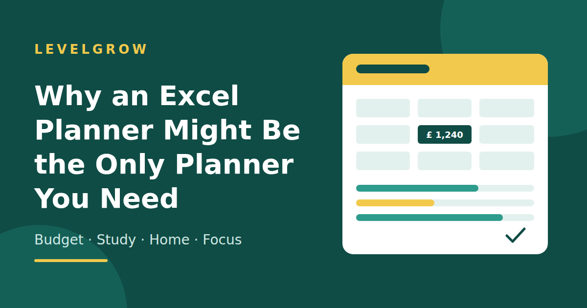 Why an Excel Planner Might Be the Only Planner You Need